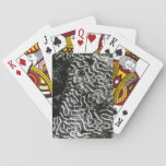 Black and White Coral I Abstract Nature Photo Playing Cards
