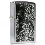 Black and White Coral I Abstract Nature Photo Zippo Lighter