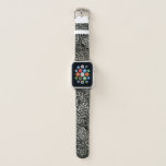 Black and White Coral II Abstract Nature Photo Apple Watch Band