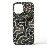Black and White Coral II Abstract Nature Photo iPhone 12 Case