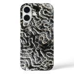 Black and White Coral II Abstract Nature Photo iPhone 16 Case