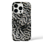 Black and White Coral II Abstract Nature Photo iPhone 16 Pro Case