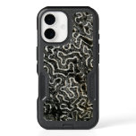 Black and White Coral II Abstract Nature Photo iPhone 16 Case