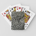 Black and White Coral II Abstract Nature Photo Playing Cards