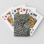 Black and White Coral II Abstract Nature Photo Poker Cards