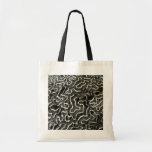 Black and White Coral II Abstract Nature Photo Tote Bag