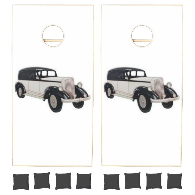Black and white cornhole set (Set)