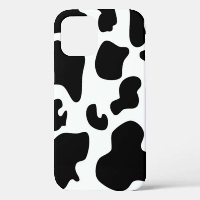 Black and White Cow Case-Mate iPhone Case (Back)