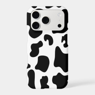Black and White Cow iPhone 17 Pro Case