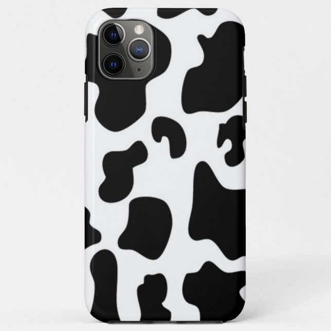 Black and White Cow Case-Mate iPhone Case (Back)