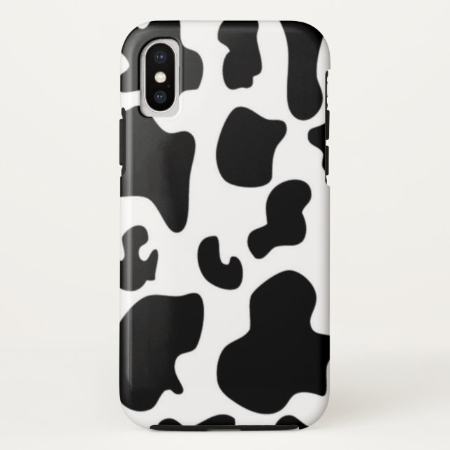 Black and White Cow Case-Mate iPhone Case (Back)