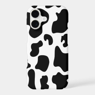 Black and White Cow iPhone 17 Case