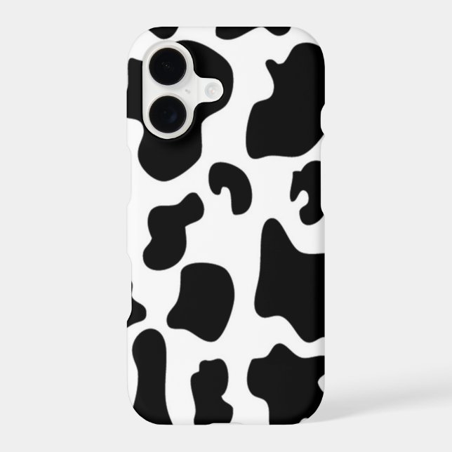 Black and White Cow Case-Mate iPhone Case (Back)