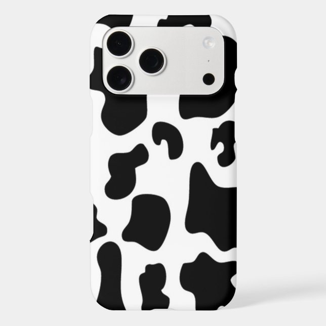 Black and White Cow Case-Mate iPhone Case (Back)