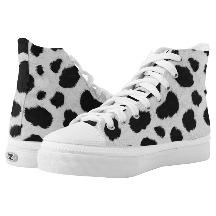 cow pattern shoes
