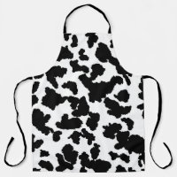 Black And White Cow Hide Fur Pattern