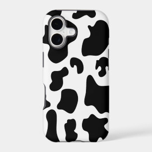 Black and White Cow iPhone 17 Case