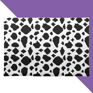 Black and White Cow Pattern Cloth Placemat