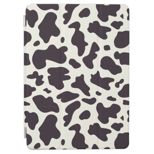 Black and White Cow Pattern Print iPad Air Cover