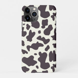 Black and White Cow Pattern Print iPhone 11Pro Case