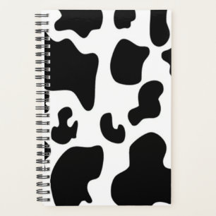 Black and White Cow Planner