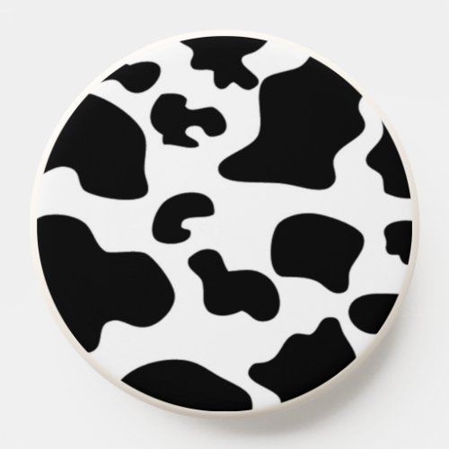 Black and White Cow PopSocket