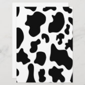 Black and White Cow print (Front/Back)