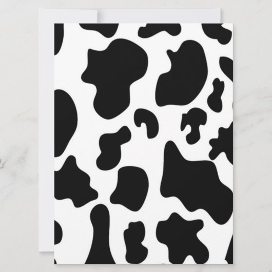 Black and White Cow print (Front)