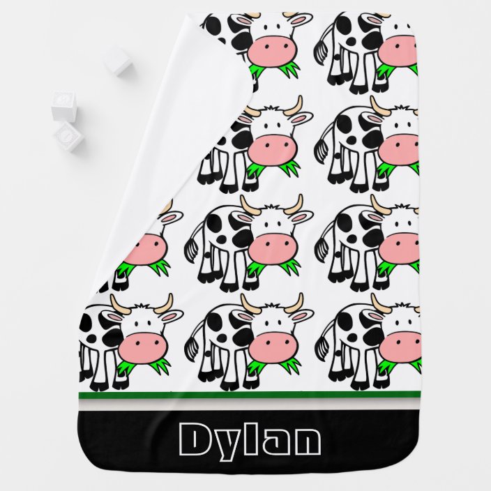cow swaddle blanket