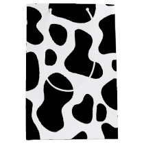 Cow Print Black and White Wrapping Paper