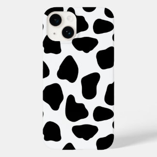 Black And White Cow Print Case-Mate iPhone 14 Case