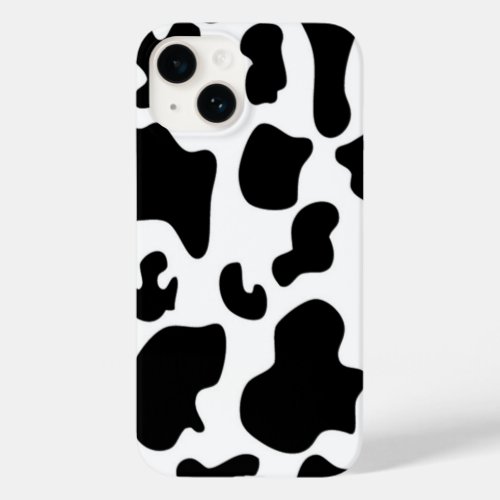 Black and White Cow print  Case_Mate iPhone 14 Case