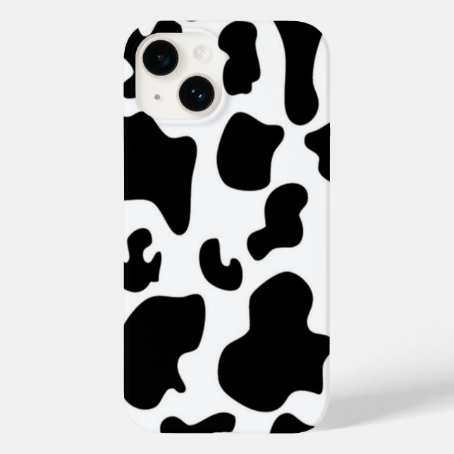 Black and White Cow print  Case-Mate iPhone Case (Back)