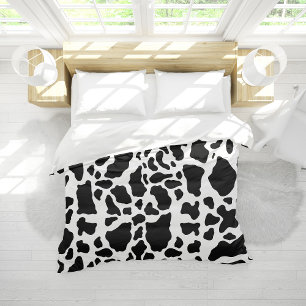 Black and White Cow Print Duvet Cover