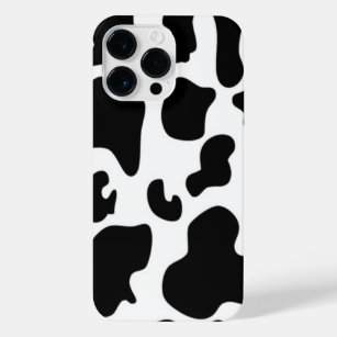 Black and White Cow print iPhone 14 Pro Max Case