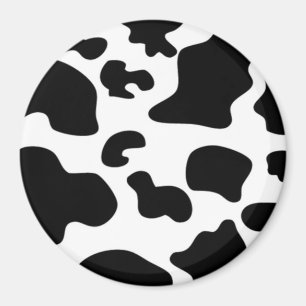Black and White Cow print Magnet
