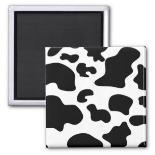 Black and White Cow print Magnet