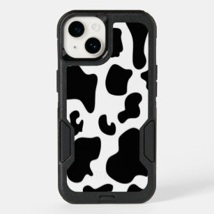 Black and White Cow print OtterBox iPhone 14 Case