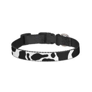 Black and White Cow Print Pet Collar