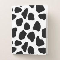 Black And White Cow Print