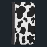Black and White Cow print Wallet Phone Case For Samsung Galaxy S4<br><div class="desc">Black and White Cow print</div>