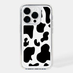 Black and White Cow print Speck iPhone 14 Pro Case