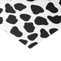 Black and White Cowhide Cow's Hide Patterned Tissue Paper