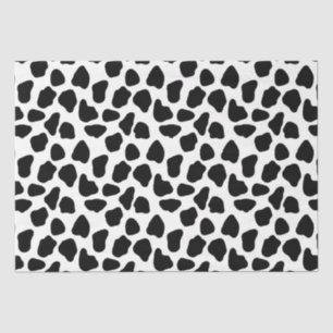 Black And White Cow Print Tissue Paper
