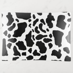 Black and White Cow Print Trinket Tray