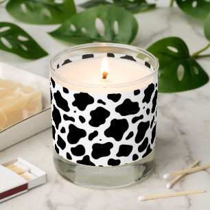 Black and White Cow Scented Candle