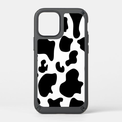 Black and White Cow Speck iPhone 12 Mini Case