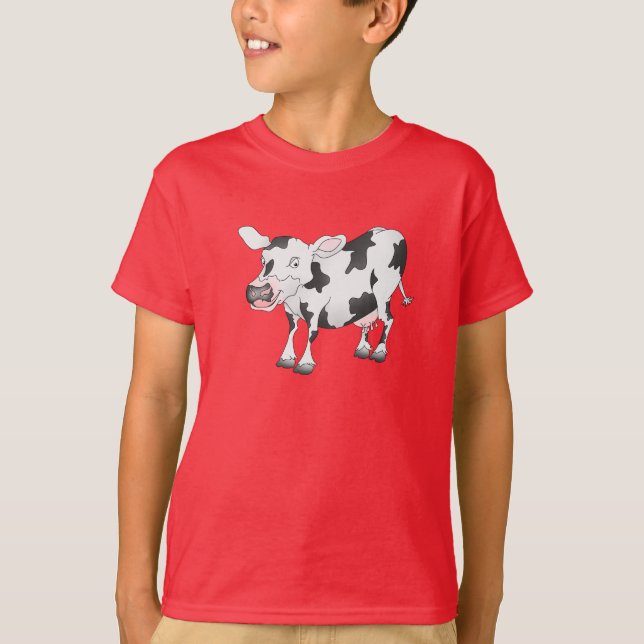 Black and white cow t-shirt (Front)