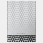 Black And White Cube Pattern Post-it Notes