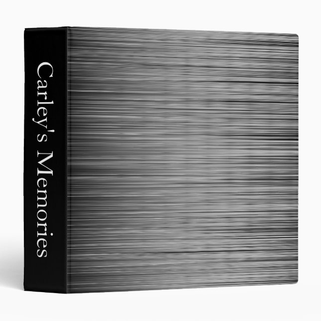 Black and White Custom Binder (Front/Spine)